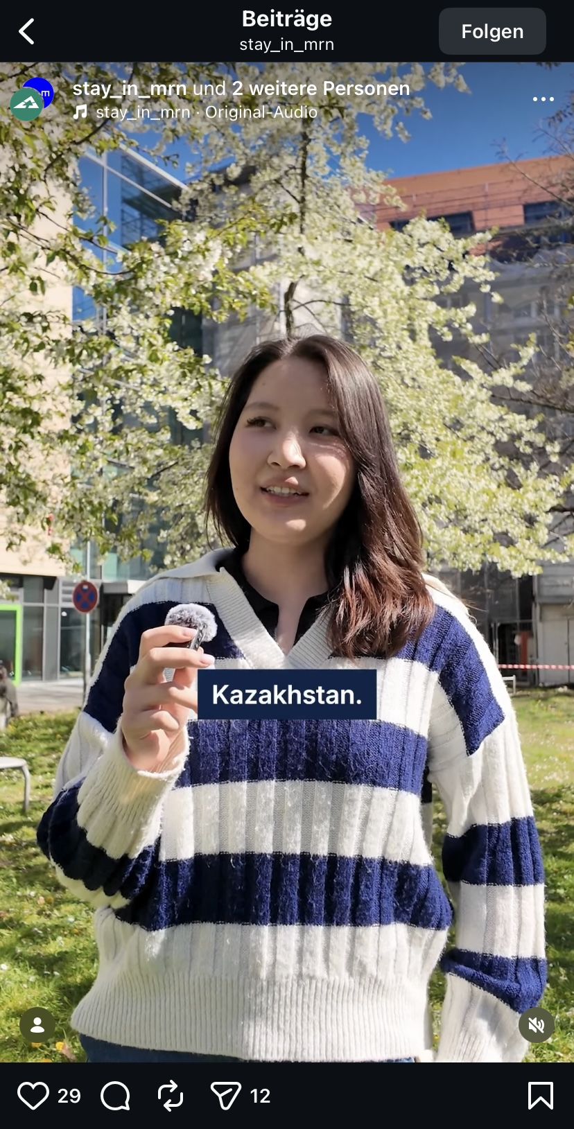 Instagram Reel: Internationals an der TH Mannheim